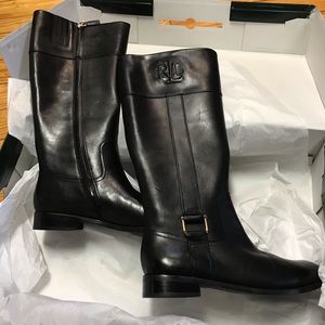 Leather Ralph Lauren Boots